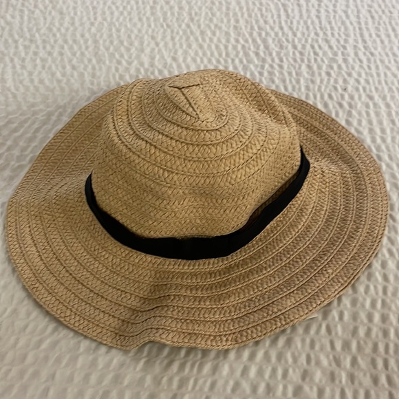 Madewell Packable Braided Straw Hat Size M/L $39.50 MD832 - Picture 3 of 4